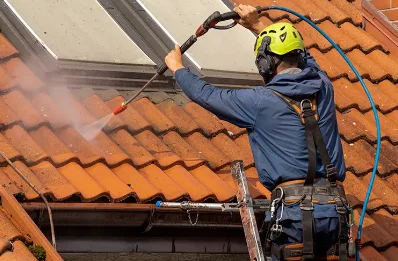 Démoussage et hydrofuge de toiture à Revest-les-Roches